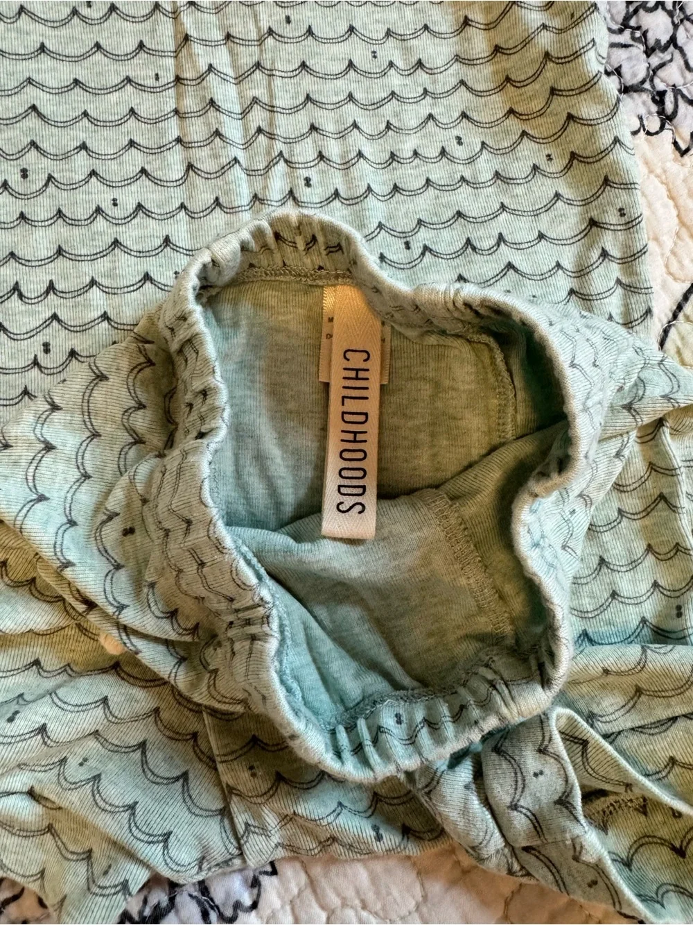 Childhood Clothing Tank Top & Shorts Matching Set, 2T, Waves